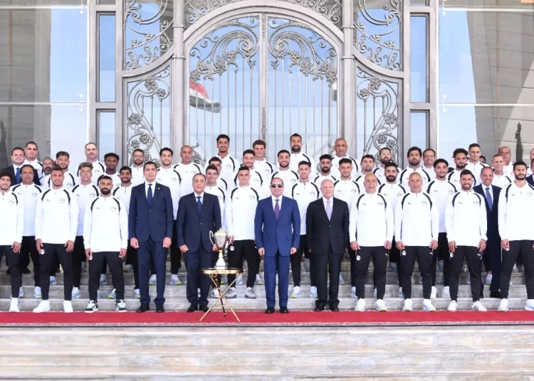 President Sisi awards national football team 'Cup of Pride & Honour' 12 - Egyptian Gazette