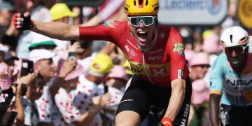 Waerenskjold claims surprise win at Tour de France