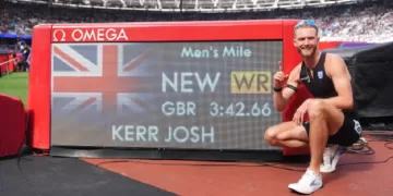 Britain's Kerr sets new world record 1 - Egyptian Gazette Britain’s Kerr sets new world record