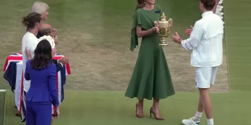 Royal couple greets Wimbledon champion Sinner 1 - Egyptian Gazette Kate