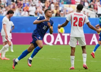 Mbappe sets World Cup record