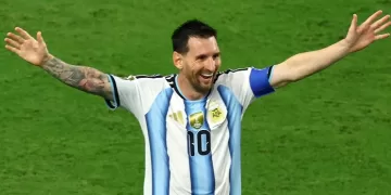 Messi hits 20th World Cup goal