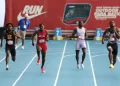 Lyles eases injury fears after 200m