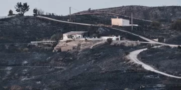 Hundreds of firefighters battle wildfire in S. Spain
