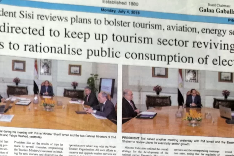 President Sisi reviews tourism, aviation, energy development plans 11 - Egyptian Gazette