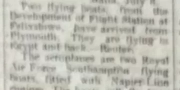 Flight to Egypt: Two seaplanes arrive at malta