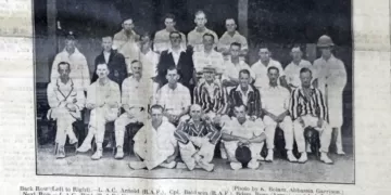Inter-services cricket at Gezira