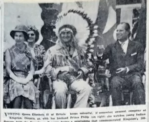 Royal visit to Kingston, Ontario