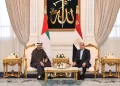 President Sisi, UAE leader reaffirm commitment to strategic partnership