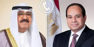 Sisi reiterates Egypt’s support for Kuwait in phone call with Sheikh Mishal