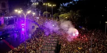 Ecstatic celebrations as Spaniards fete World Cup triumph 1 - Egyptian Gazette Ecstatic celebrations as Spaniards fete World Cup triumph