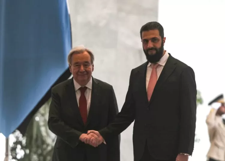 Guterres makes 1st visit to Syria by UN chief 13 - Egyptian Gazette Guterres makes 1st visit to Syria by UN chief 12 - Egyptian Gazette