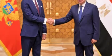 Sisi receives Montenegro president to advance political, economic ties 1 - Egyptian Gazette Sisi receives Montenegro president to advance political, economic ties