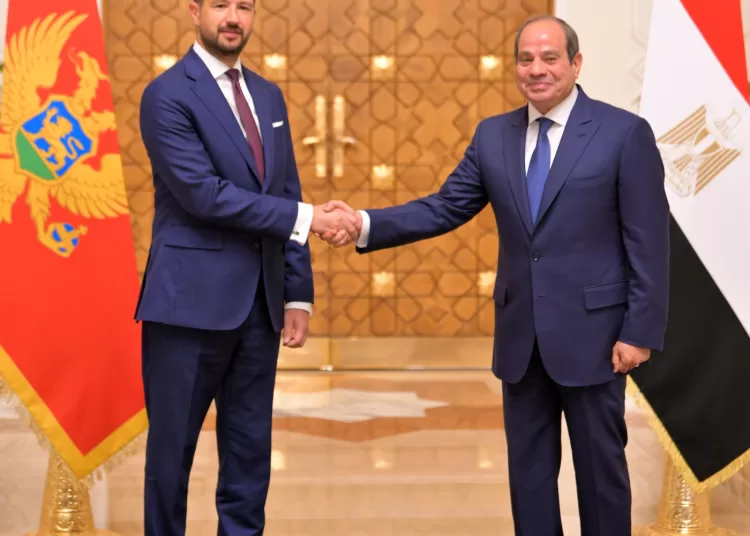 Sisi receives Montenegro president to advance political, economic ties 14 - Egyptian Gazette Sisi receives Montenegro president to advance political, economic ties 13 - Egyptian Gazette