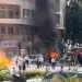 Blasts rock Damascus during Macron visit