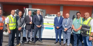 Captain Adel inspects EgyptAir’s latest ground handling equipment