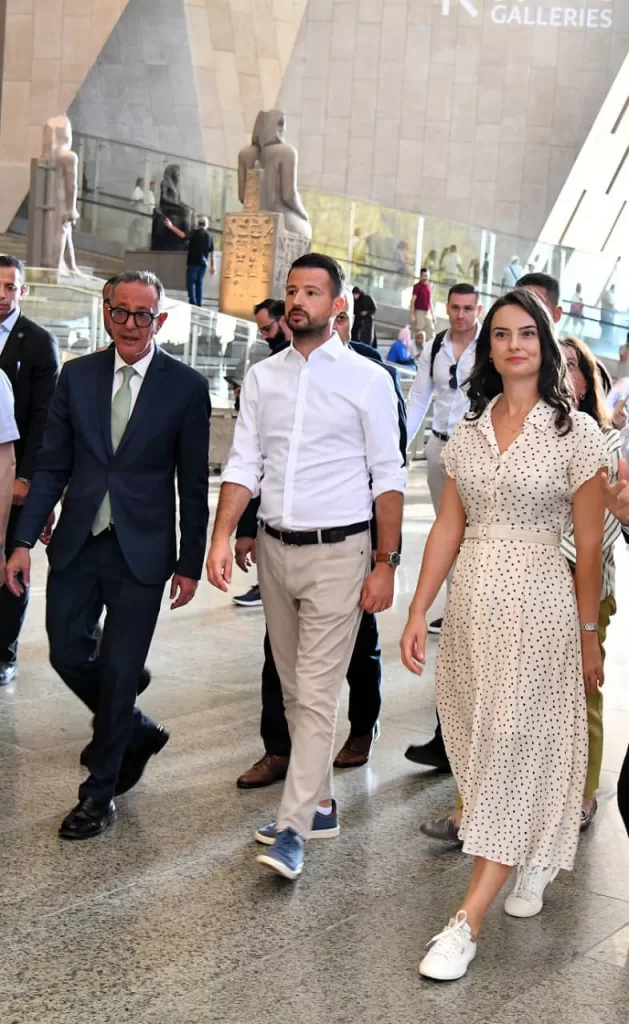 Montenegro’s President visits Grand Egyptian Museum 15 - Egyptian Gazette Montenegro’s President visits Grand Egyptian Museum 14 - Egyptian Gazette
