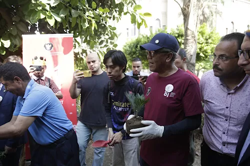 Egyptian, Indonesian youths join tree-planting drive at Al-Azhar University 15 - Egyptian Gazette Egyptian, Indonesian youths join tree-planting drive at Al-Azhar University 14 - Egyptian Gazette