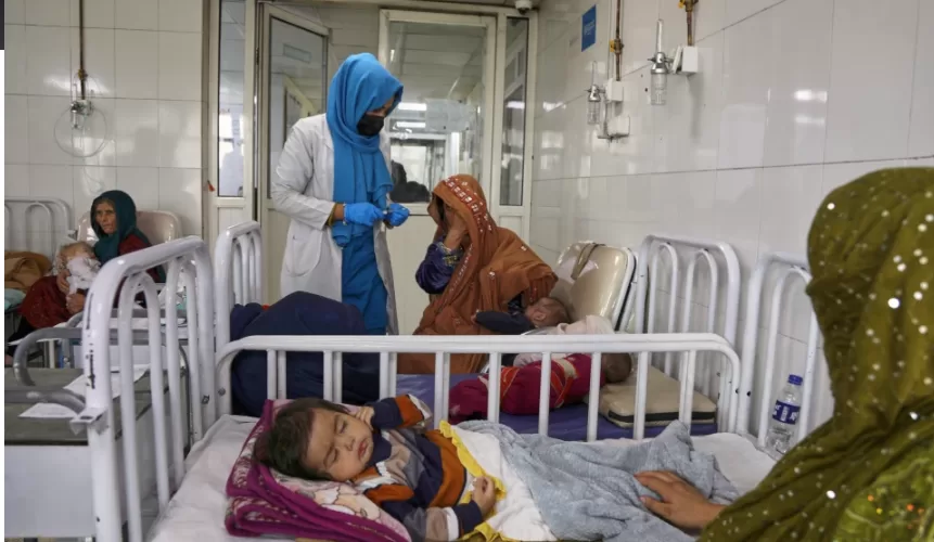 Afghanistan’s child deaths are rising as food distributions face cuts, UN says 13 - Egyptian Gazette Afghanistan’s child deaths are rising as food distributions face cuts, UN says 12 - Egyptian Gazette