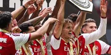 Arsenal stuns Man City to claim Community Shield