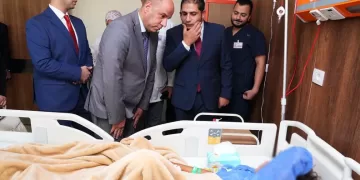 Labour min. visits workers injured in Ismailia accident