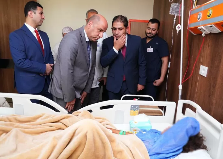 Labour min. visits workers injured in Ismailia accident 12 - Egyptian Gazette Labour min. visits workers injured in Ismailia accident 11 - Egyptian Gazette