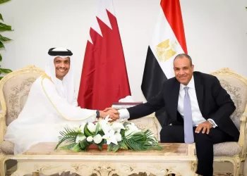 FM meets Qatari PM in Alamein ahead of joint committee session