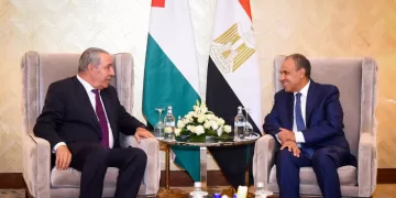 Egypt’s FM, Palestinian officials discuss developments in Gaza, W. Bank
