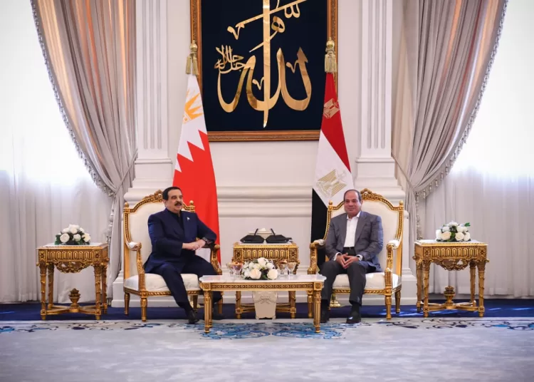 President Sisi receives Bahrain's King in Alamein 12 - Egyptian Gazette