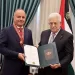 Palestinian leader awards Egypt’s departing ambassador the ‘Star of Jerusalem’