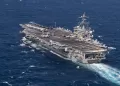 USS George Washington arrives in Middle East