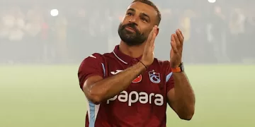 Mohamed Salah scores first Trabzonspor goal