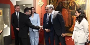 UNESCO chief reaffirms solidarity with Ukraine during first official visit