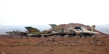 Israeli airstrikes hit Syria airbase