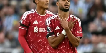 EPL: Van Dijk urges Gakpo to stay at Liverpool
