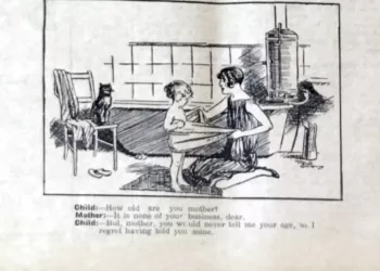 Vintage cartoon reveals century-old wit