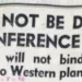 ‘Force’ will not be discussed at London conference