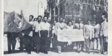 Egyptian demonstration in Vienna over Suez Canal