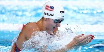 Douglass claims 50m gold in record rime