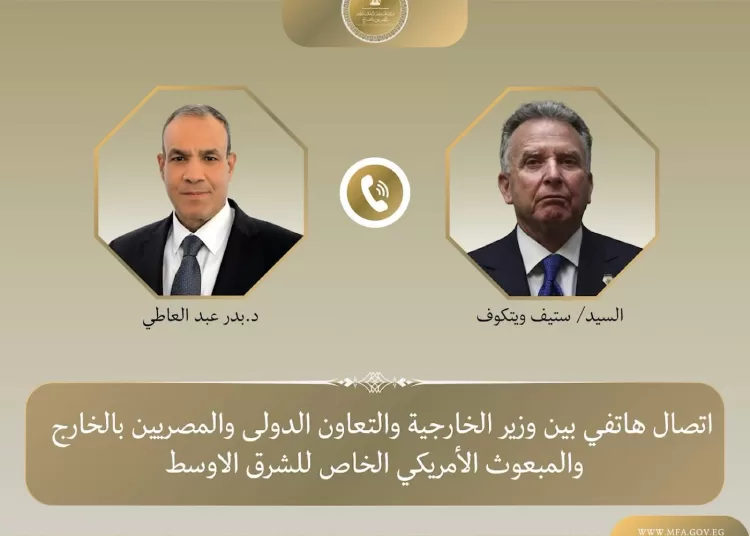 FM discusses regional tensions with US envoy 11 - Egyptian Gazette