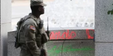 WWII memorial in Washington vandalised with graffiti