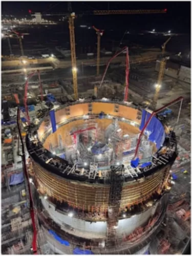 Concrete pour completed for 4th level of Dabaa Nuclear Plant containment vessel 13 - Egyptian Gazette Concrete pour completed for 4th level of Dabaa Nuclear Plant containment vessel 12 - Egyptian Gazette