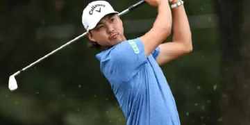 Lee leads PGA Tour Championship