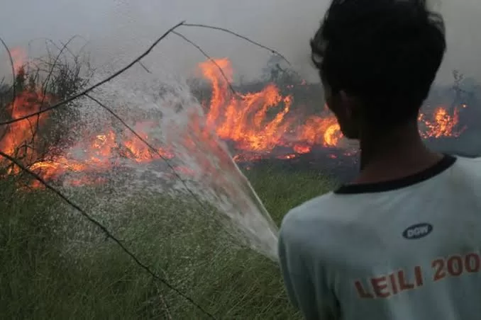 Indonesians pray for rain amid choking wildfires 12 - Egyptian Gazette Indonesians pray for rain amid choking wildfires 11 - Egyptian Gazette