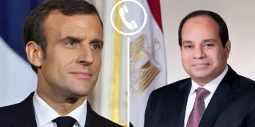 President Sisi reaffirms Egypt’s solidarity with France after wildfires