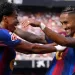 Yamal shines as Barca routs Valencia