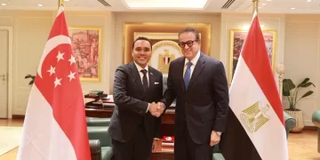 Egypt, Singapore seek to support humanitarian aid for Gaza 1 - Egyptian Gazette Egypt, Singapore seek to support humanitarian aid for Gaza