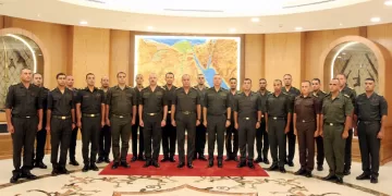 Defence chief reviews combat training, readiness