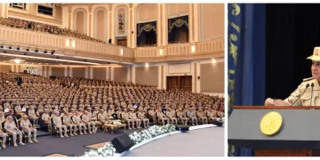 Egypt defence minister meets military nursing staff