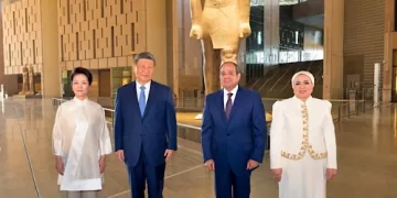 Sisi welcomes Chinese president, first lady to GEM